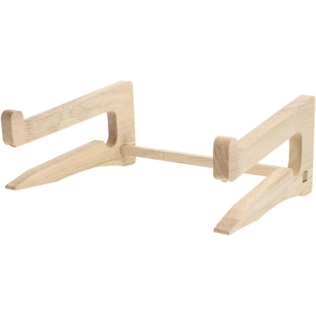 Rutschfestes Laptopständer aus Holz für das Büro