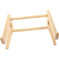 Platzsparendes Laptopständer für das aus Holz
